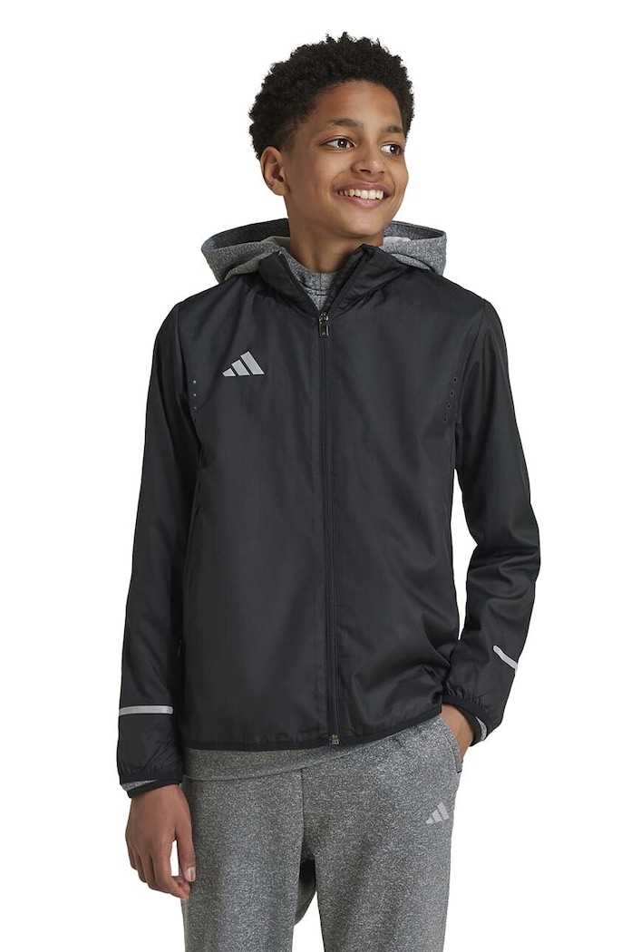 adidas gyerek dzseki J TEAM RDYKT nem bélelt fekete IV7170