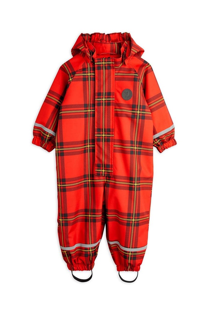Mini Rodini combinezon bebe cu captuseala rosu 1100015342