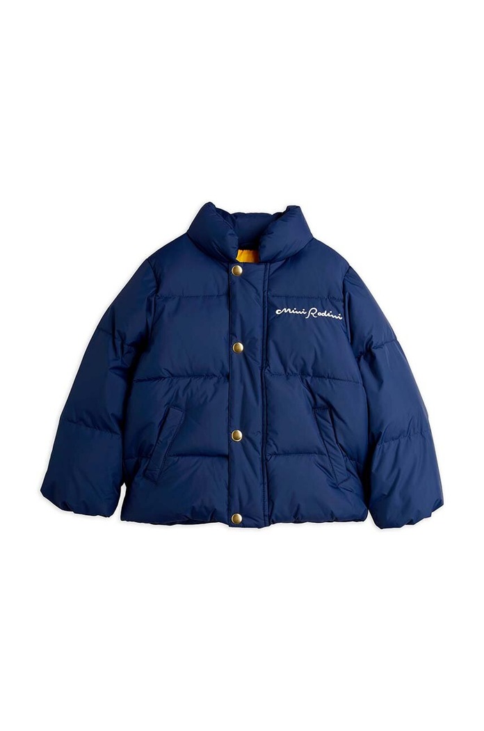 Mini Rodini Detská bunda Mini Rodini 2471014260 tmavomodrá AW24