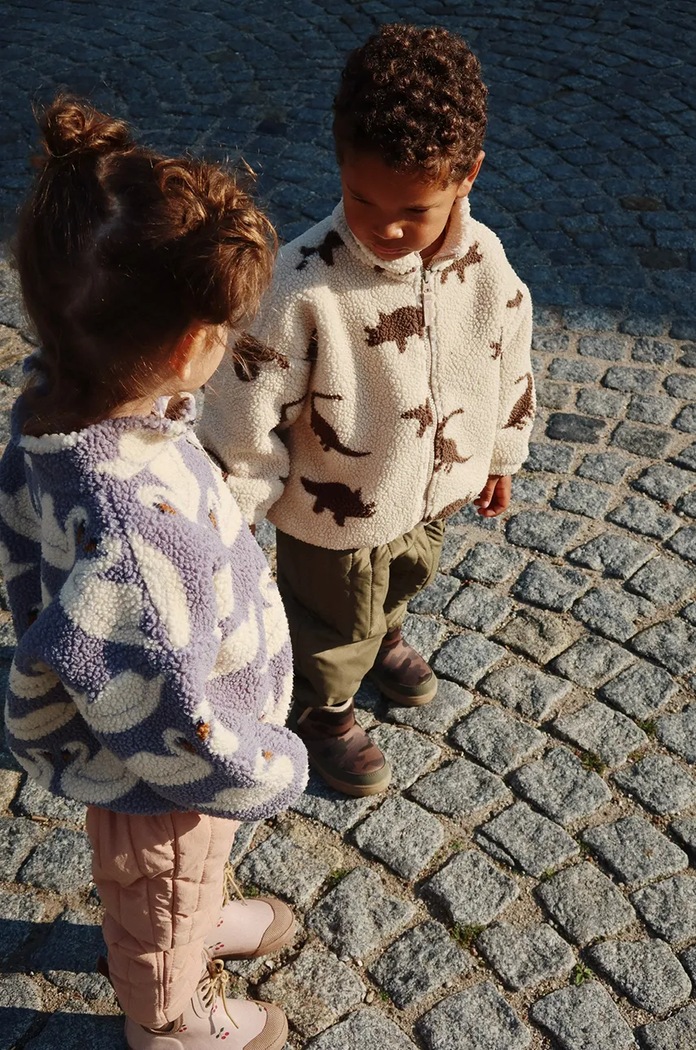 Παιδικό μπουφάν Konges Sløjd JODY TEDDY JACKET GRS KS101242