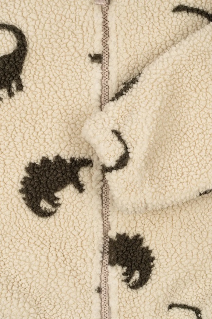 Παιδικό μπουφάν Konges Sløjd JODY TEDDY JACKET GRS πράσινο KS101242