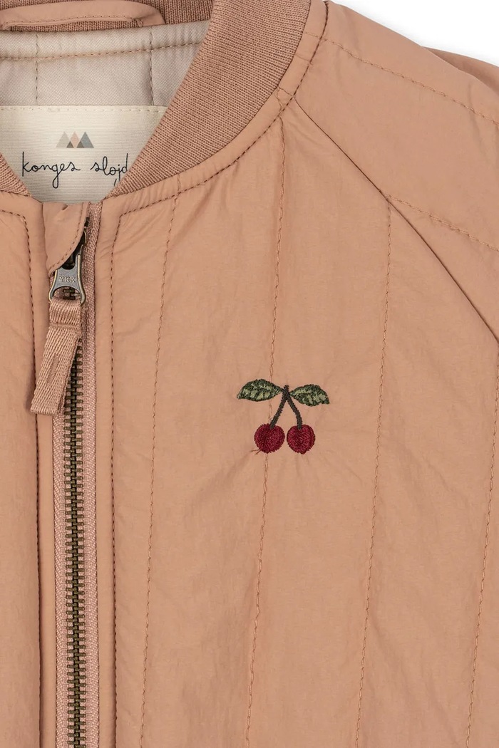 Детско яке бомбър Konges Sløjd JUNO BOMBER JACKET розов KS101245