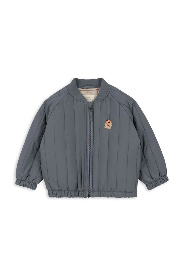 Chłopiec Konges Sløjd kurtka bomber dziecięca JUNO BOMBER JACKET KS101245 niebieski