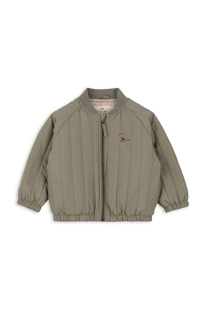 Dječja bomber jakna Konges Sløjd JUNO BOMBER JACKET KS101245 zelena AW24