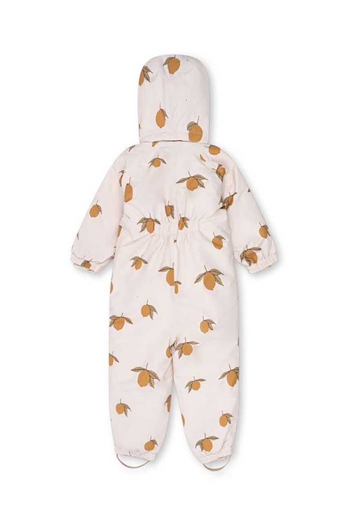 CHLAPEC Dětská zimní kombinéza Konges Sløjd NOHR SNOWSUIT PRINT KS101277 béžová