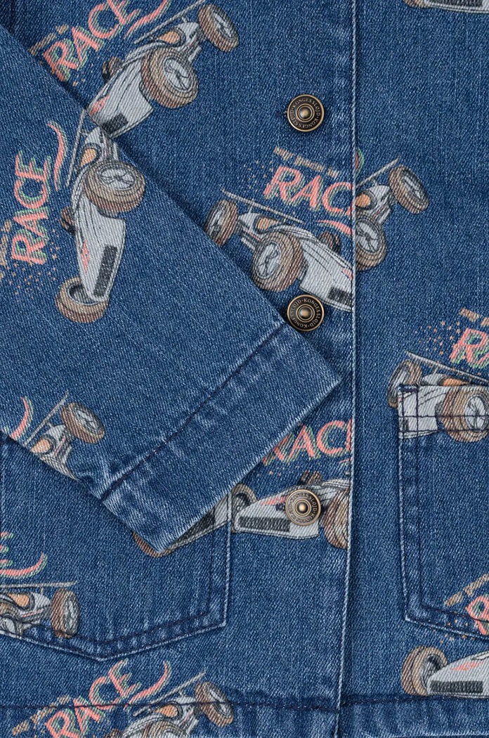 Детско дънково яке Konges Sløjd MAGOT JACKET GOTS KS101586 син