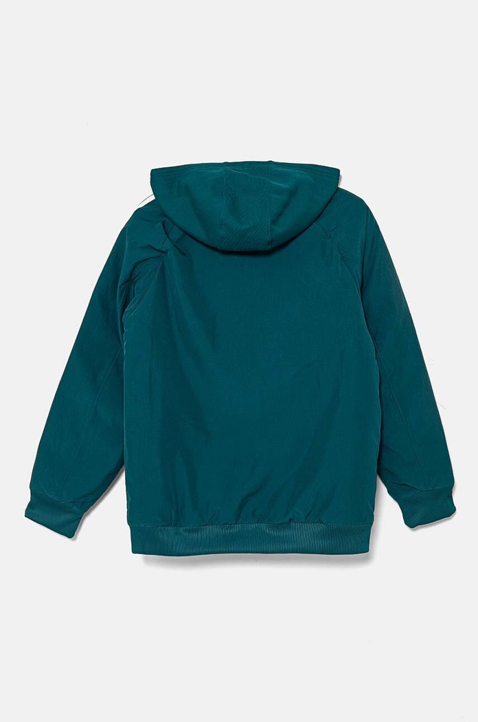 Chłopiec adidas Originals kurtka bomber dziecięca BOMBERACKET IY0015 turkusowy