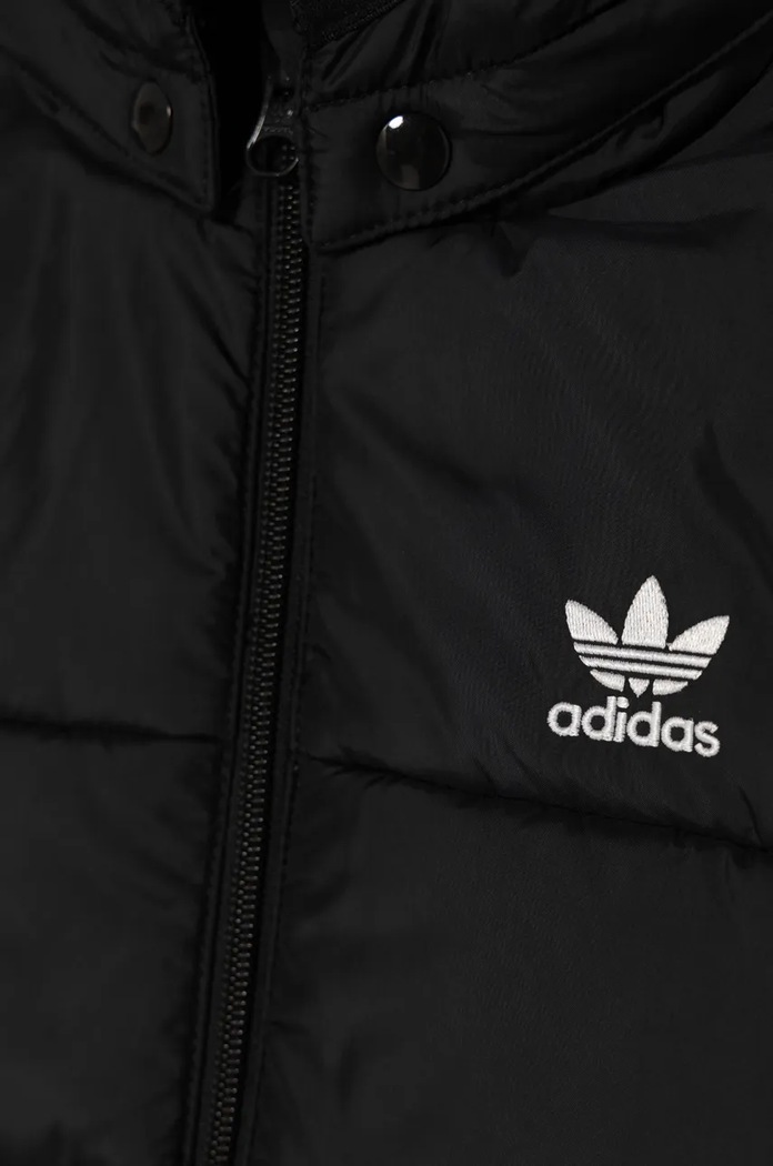 Μπουφάν adidas Originals PADDEDACKET μαύρο IY7497