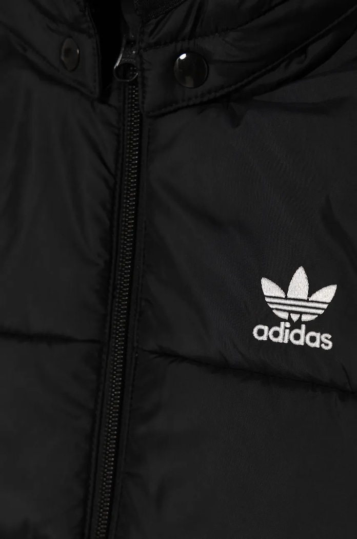 Μπουφάν adidas Originals PADDEDACKET μαύρο IY7497