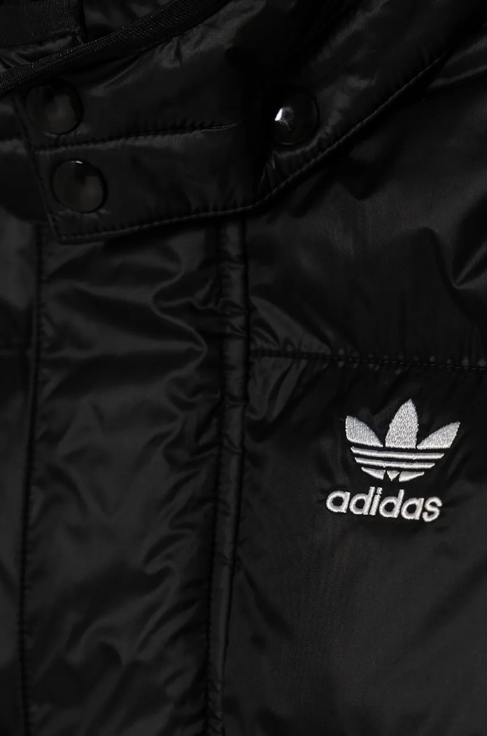 Παιδικό μπουφάν με πούπουλα adidas Originals DOWNACKET ELO μαύρο IY7498