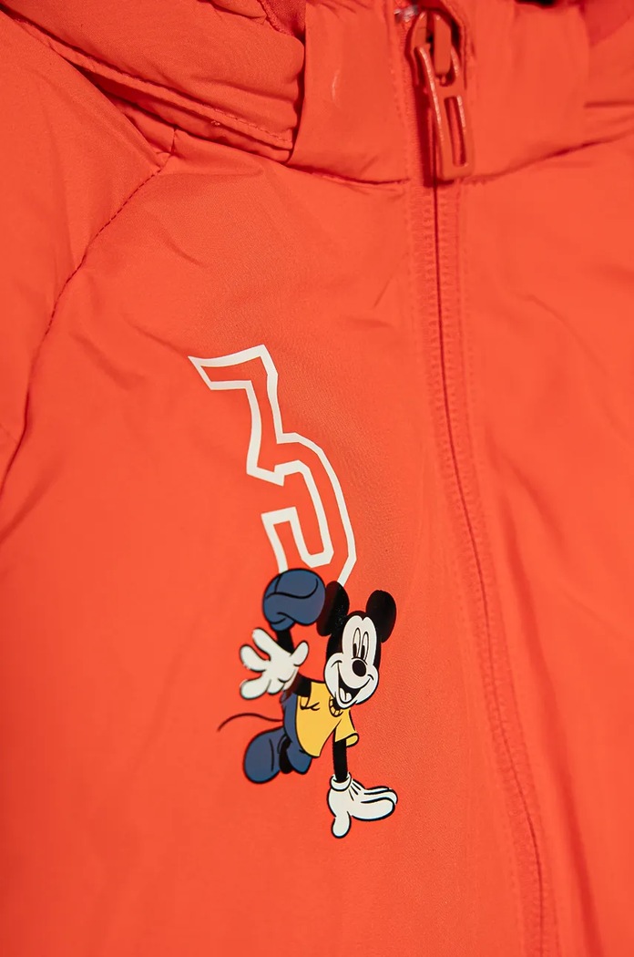 CHLAPEC Kojenecká bunda adidas I DY MMKT IV9646 oranžová