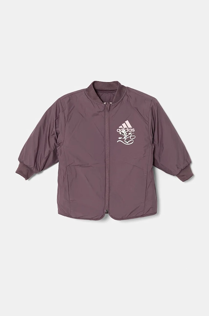 Детско яке с две лица adidas LG DY MDKT виолетов IV9651