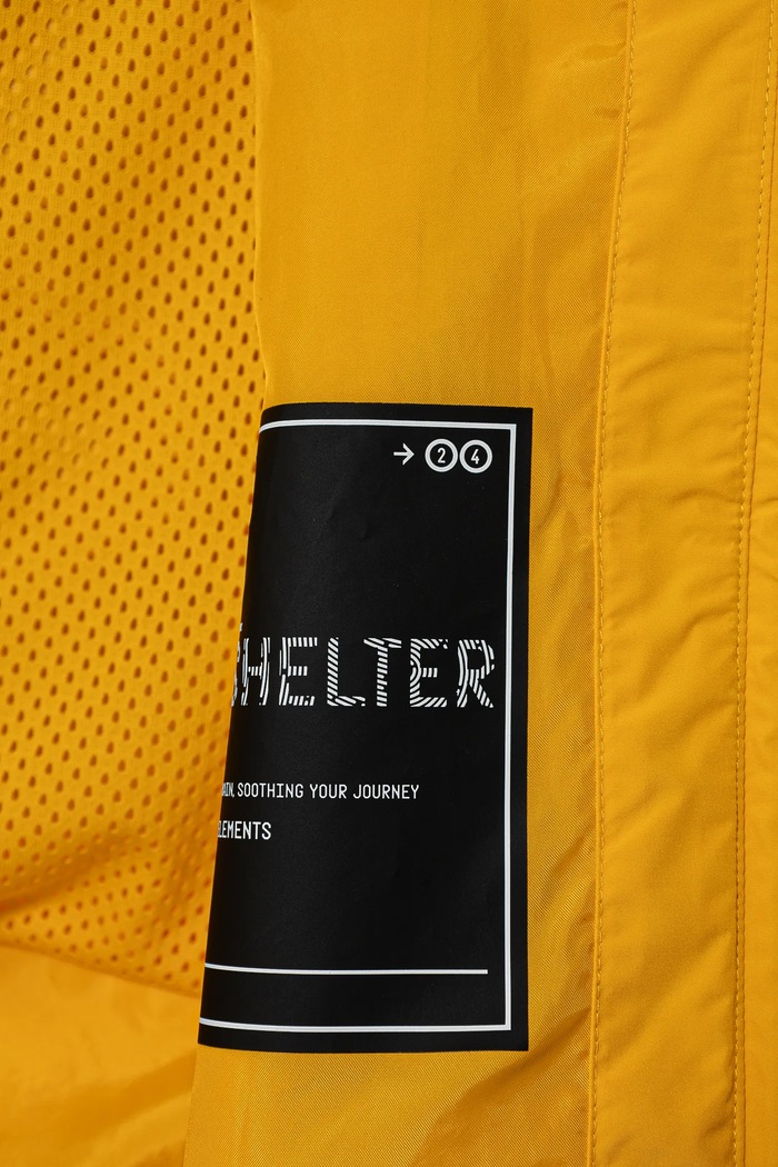 Αδιάβροχο παιδικό μπουφάν adidas J MYSHELTER R.R κίτρινο IX3591