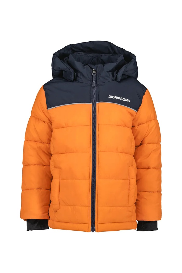 Παιδικό μπουφάν Didriksons FOX KIDS JACKET 505522 πορτοκαλί AW24
