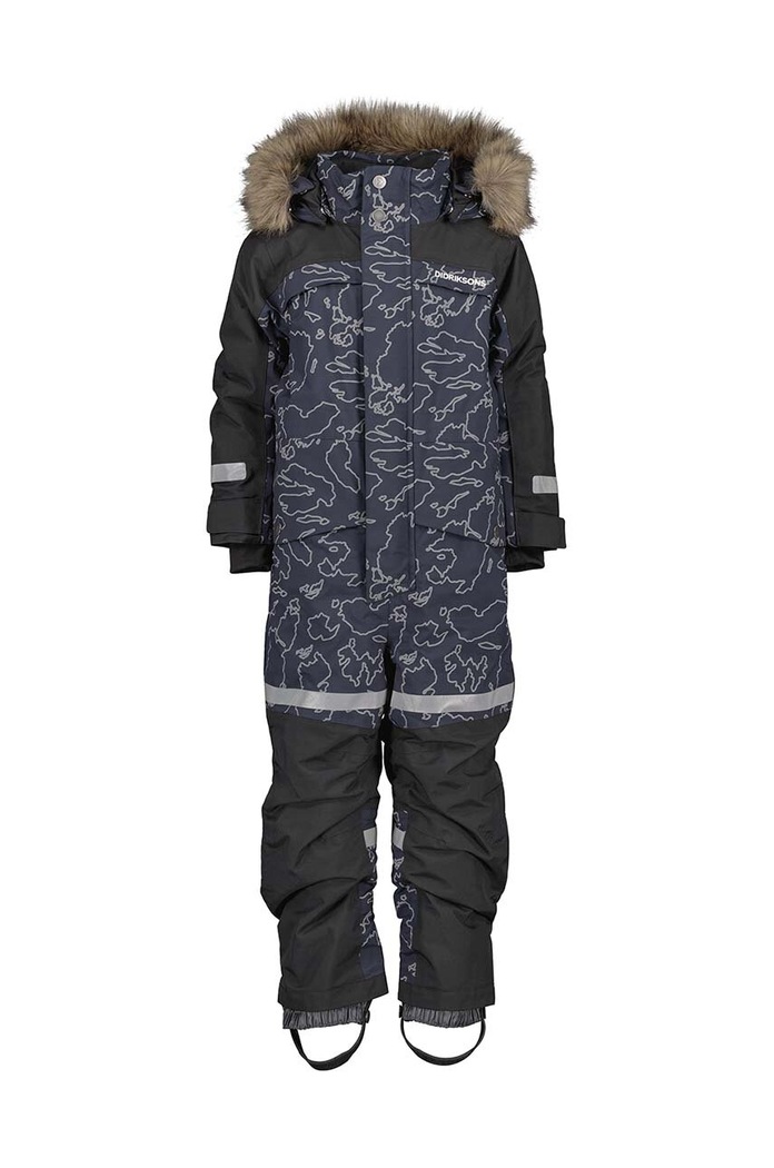 Detský zimný overal Didriksons BJÄRVEN KDS COV SE 505463 burgundské AW24