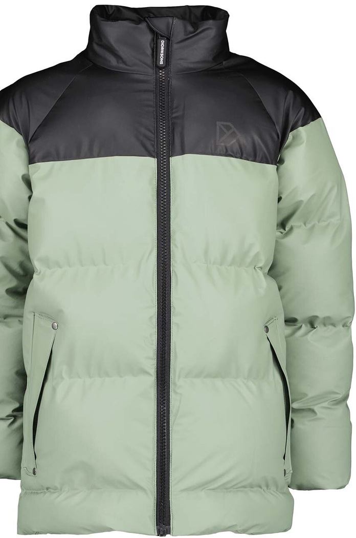 Dětská bunda Didriksons MEGA KIDS JKT 505364 zelená AW24
