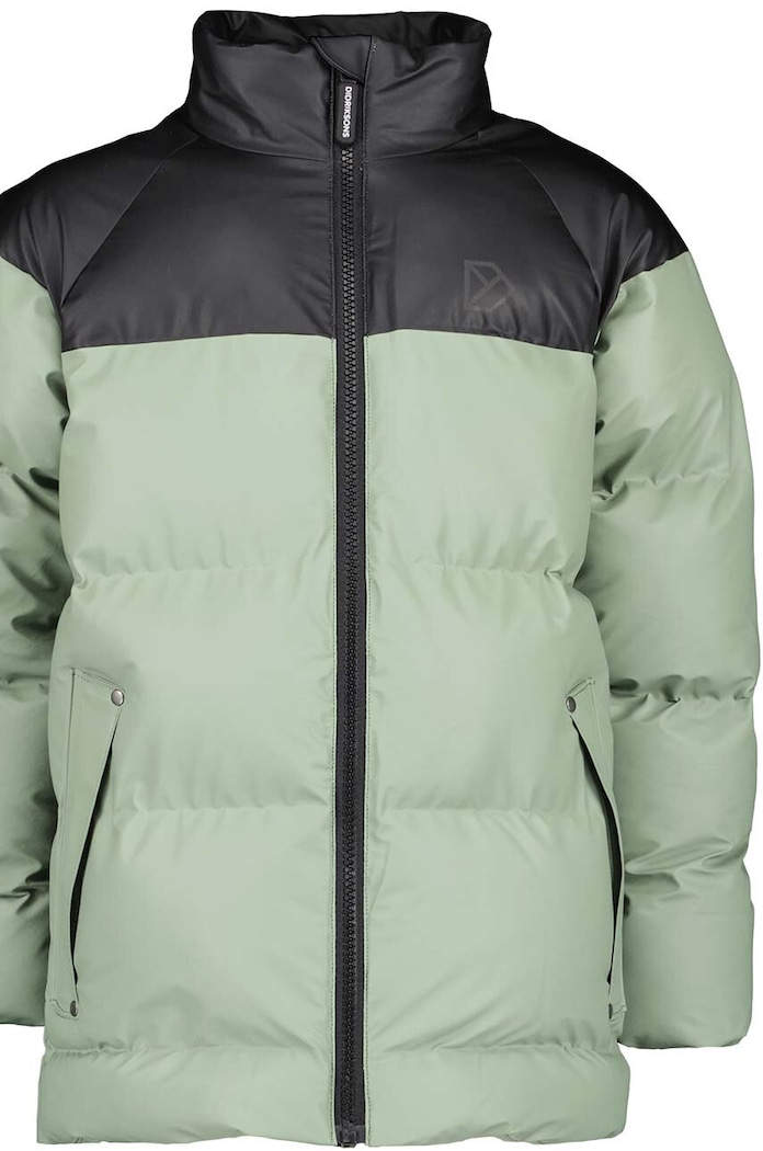 Dětská bunda Didriksons MEGA KIDS JKT 505364 zelená AW24