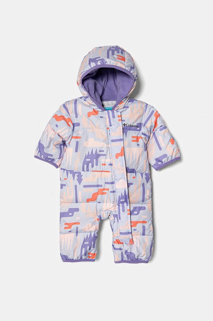 Dětská péřová kombinéza Columbia Snuggly Bunny Bunting s podšívkou fialová 2088791