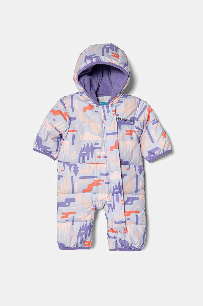 Dětská péřová kombinéza Columbia Snuggly Bunny Bunting s podšívkou fialová 2088791