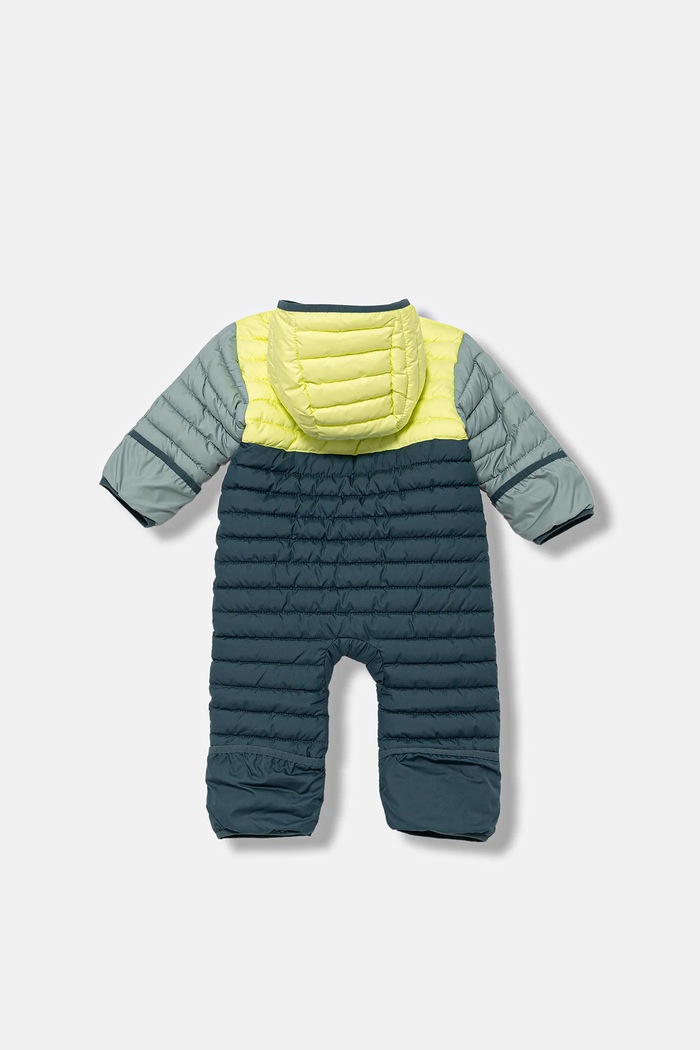 Columbia kombinezon niemowlęcy Powder Lite Reversible Bunting turkusowy 2088751