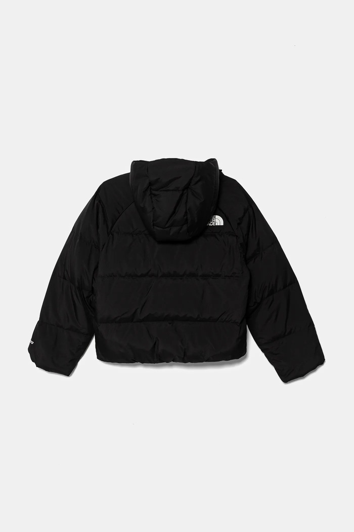 The North Face kurtka puchowa dziecięca NORTH DOWN HOODED JACKET NF0A88UDJK31 czarny AW24