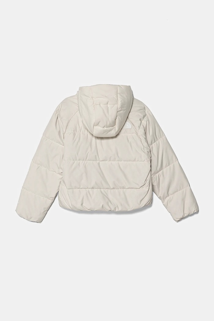 The North Face piumino bambini NORTH DOWN HOODED JACKET NF0A88UDQLI1 beige AW24