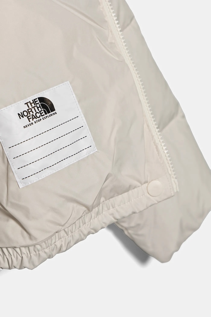 BIMBA The North Face piumino bambini NORTH DOWN HOODED JACKET NF0A88UDQLI1 beige