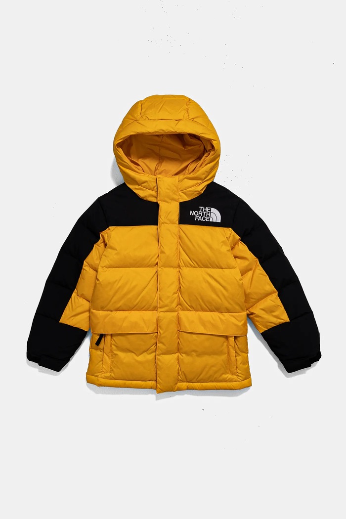 The North Face piumino bambini HMLYN DOWN SHORT PARKA foderato giallo NF0A88UY56P1