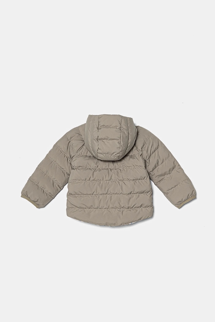 Băieți The North Face jachetă pentru copii cu două fețe BABREVERSIBLE PERRITO HOODED JACKET NF0A88W31I41 gri