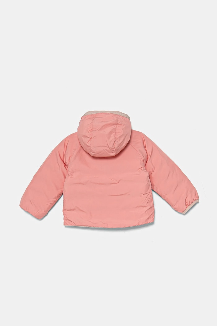 CHLAPEC Oboustranná kojenecká bunda The North Face BABREVERSIBLE PERRITO HOODED JACKET NF0A88W3LK61 růžová