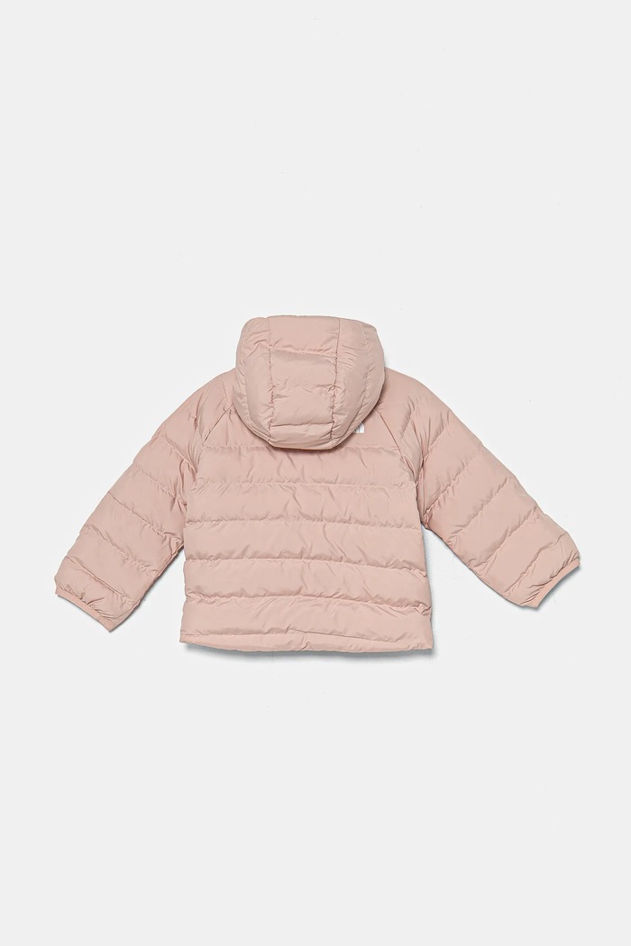 Oboustranná kojenecká bunda The North Face BABREVERSIBLE PERRITO HOODED JACKET růžová NF0A88W3LK61