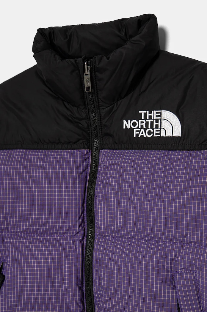 Chłopiec The North Face kurtka puchowa dziecięca TEEN 1996 RETRO NUPTSE JACKET NF0A8A4C6KO1 fioletowy