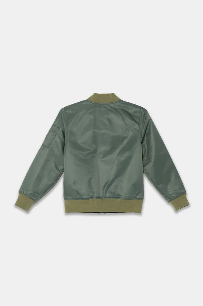 Детско яке бомбър Vans BY COPLEY VN000JB51CI1 зелен AW24