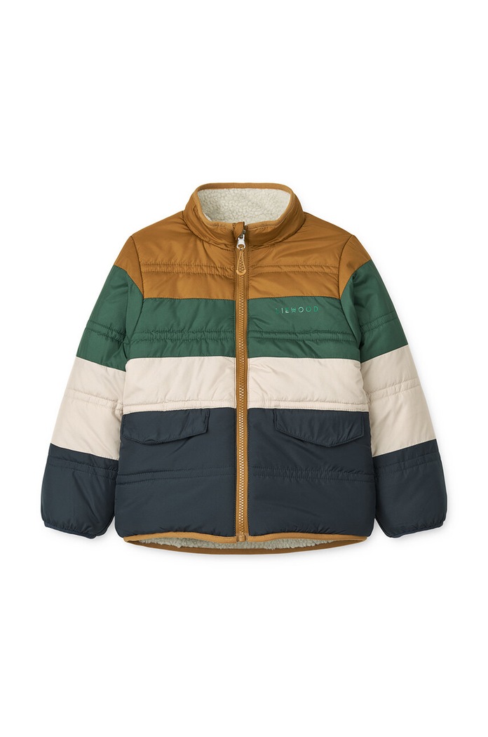 Liewood Geaca reversibila pentru copii Maxson Reversible Jacket LW19091 bleumarin AW24