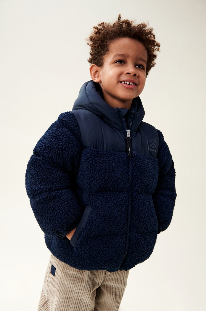 Liewood Geaca copii Niko Pile Jacket bleumarin LW19142