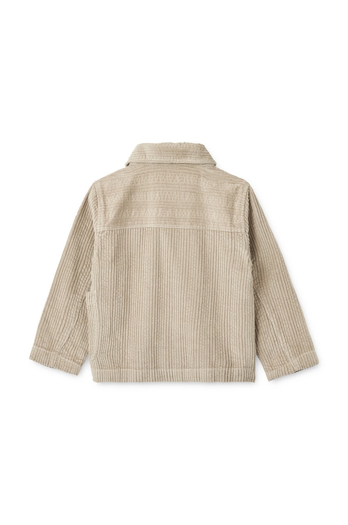 Chłopiec Liewood kurtka dziecięca Paule Corduroy Overshirt LW19454 beżowy