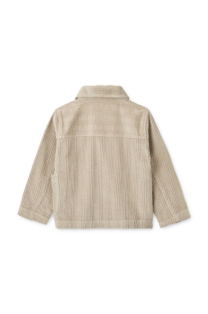 Chłopiec Liewood kurtka dziecięca Paule Corduroy Overshirt LW19454 beżowy
