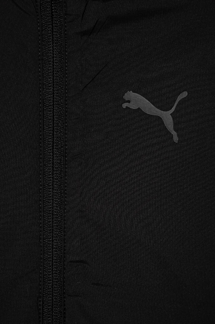 Chłopiec Puma kurtka dziecięca Fleece Line Windbreaker 626503 czarny