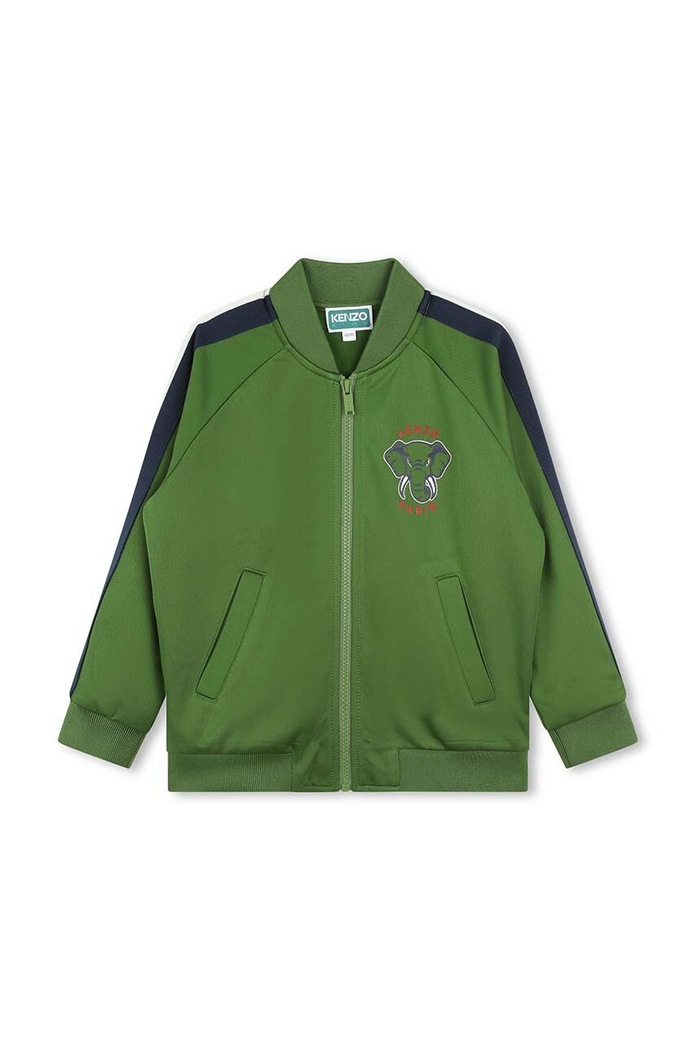 Dječja dukserica Kenzo Kids K60701.114.150 zelena AW24