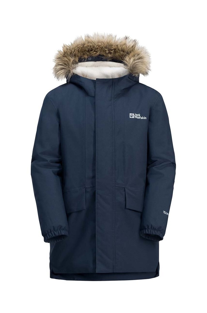 Kojenecká bunda Jack Wolfskin s podšívkou námořnická modř 1610091.92.152