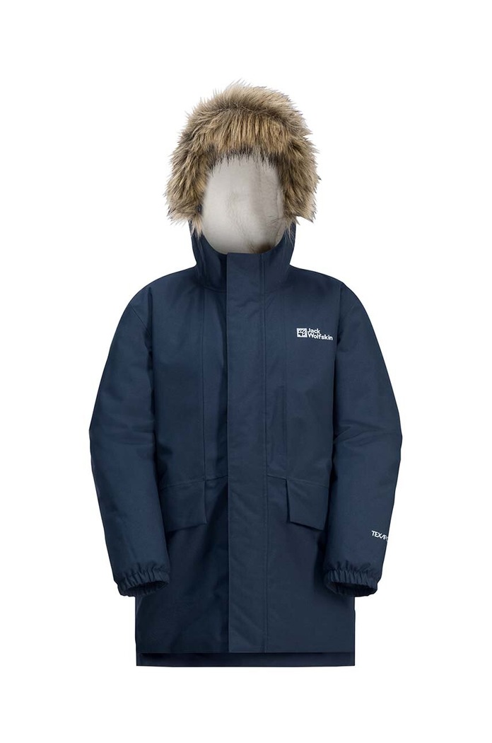 CHLAPEC Kojenecká bunda Jack Wolfskin 1610091.92.152 námořnická modř