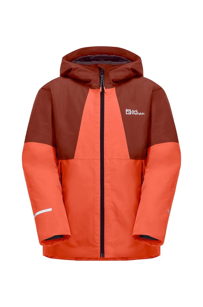 Detská bunda Jack Wolfskin zateplené oranžová 1610281.116.152