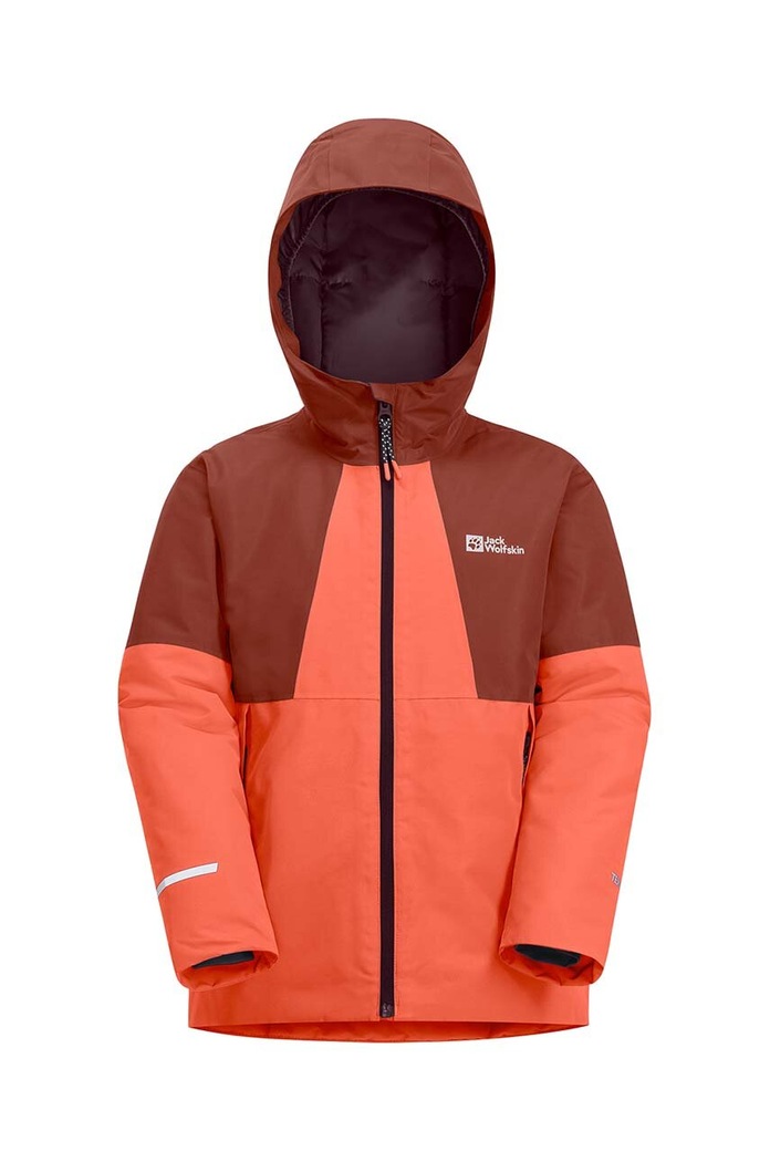 CHLAPEC Dětská bunda Jack Wolfskin 1610281.164.176 oranžová