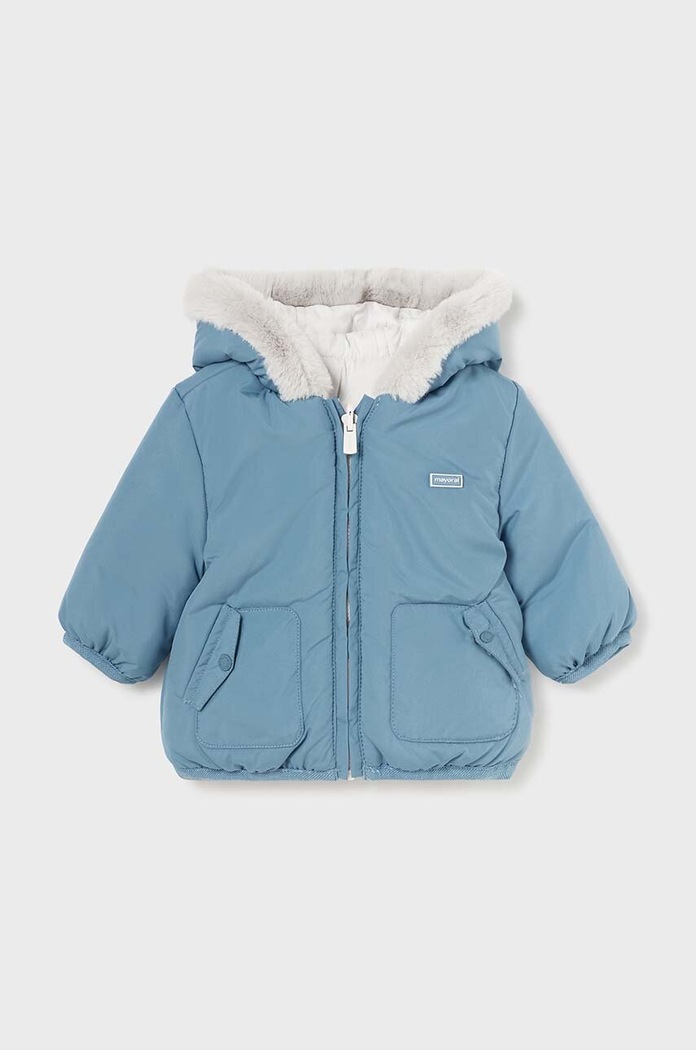 Бебешко яке с две лица Mayoral Newborn с изолация син 2457.1L.Newborn.9BYH