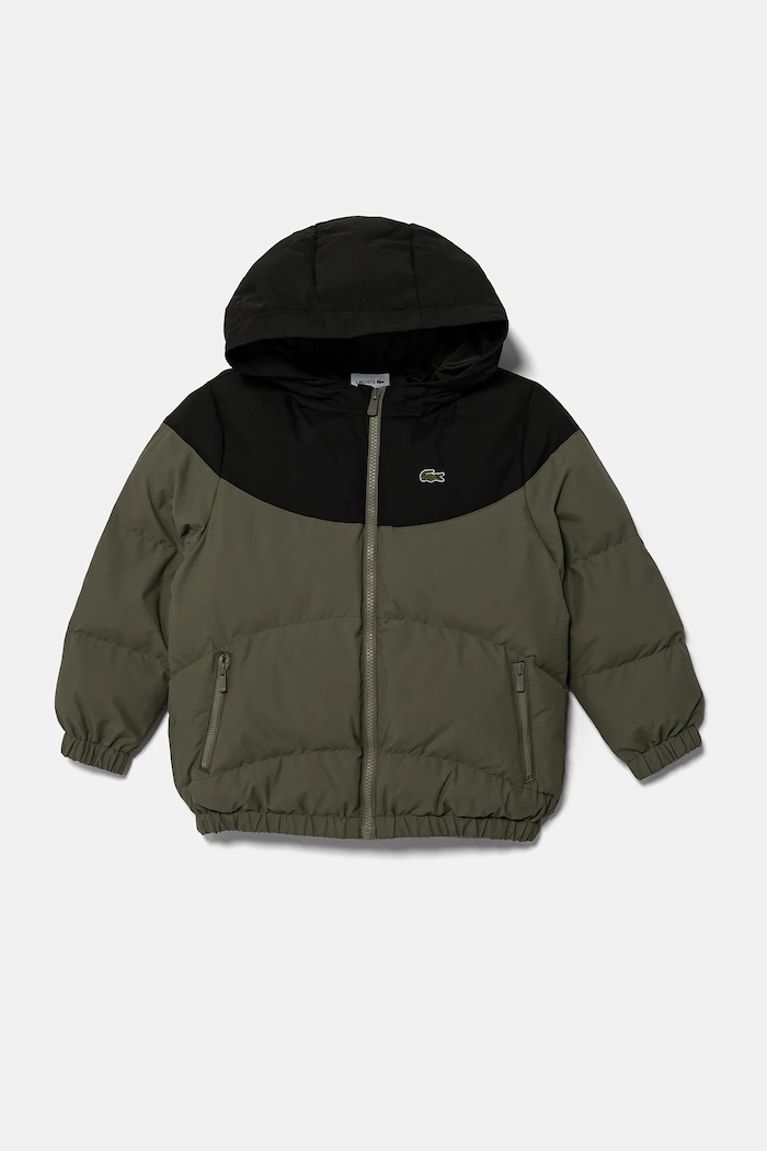 Детско яке Lacoste с изолация зелен BJ2625