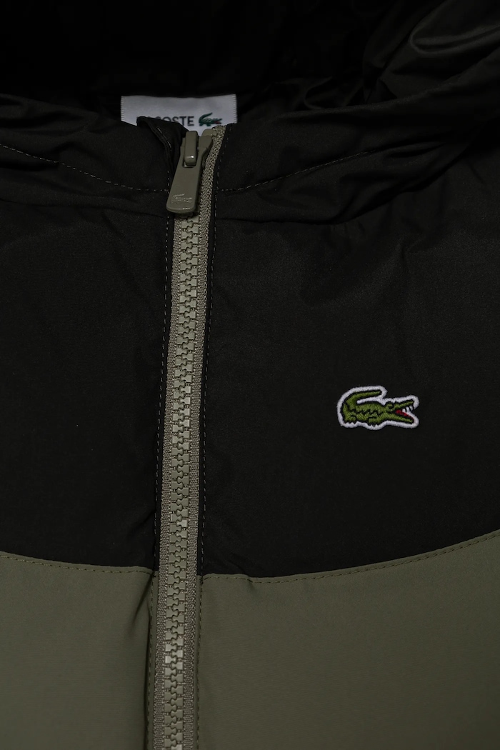 Детско яке Lacoste зелен BJ2625
