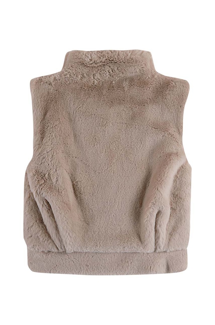 CHLAPEC Dětská vesta Donsje Juline Bodywarmer 4087200. béžová