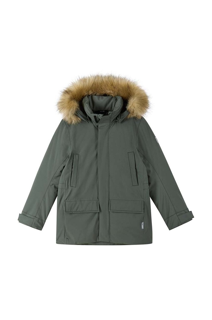 Dječja pernata jakna Reima Serkkula 5100281A.9BYH zelena AW24