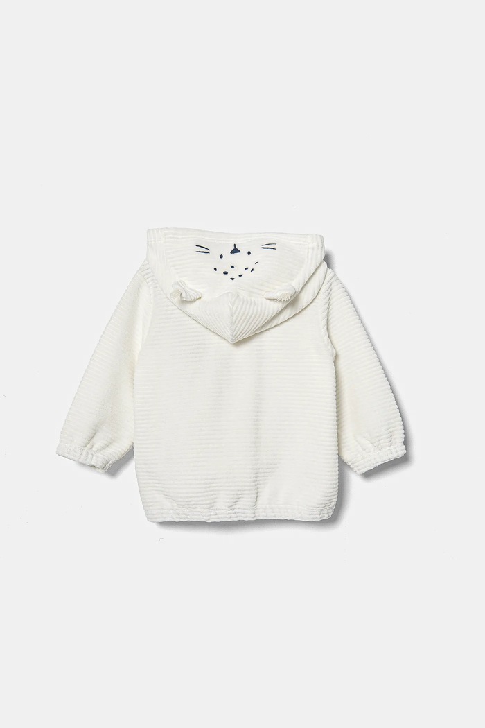 Kojenecká mikina United Colors of Benetton 3MCDA501C.W.Seasonal bílá AW24