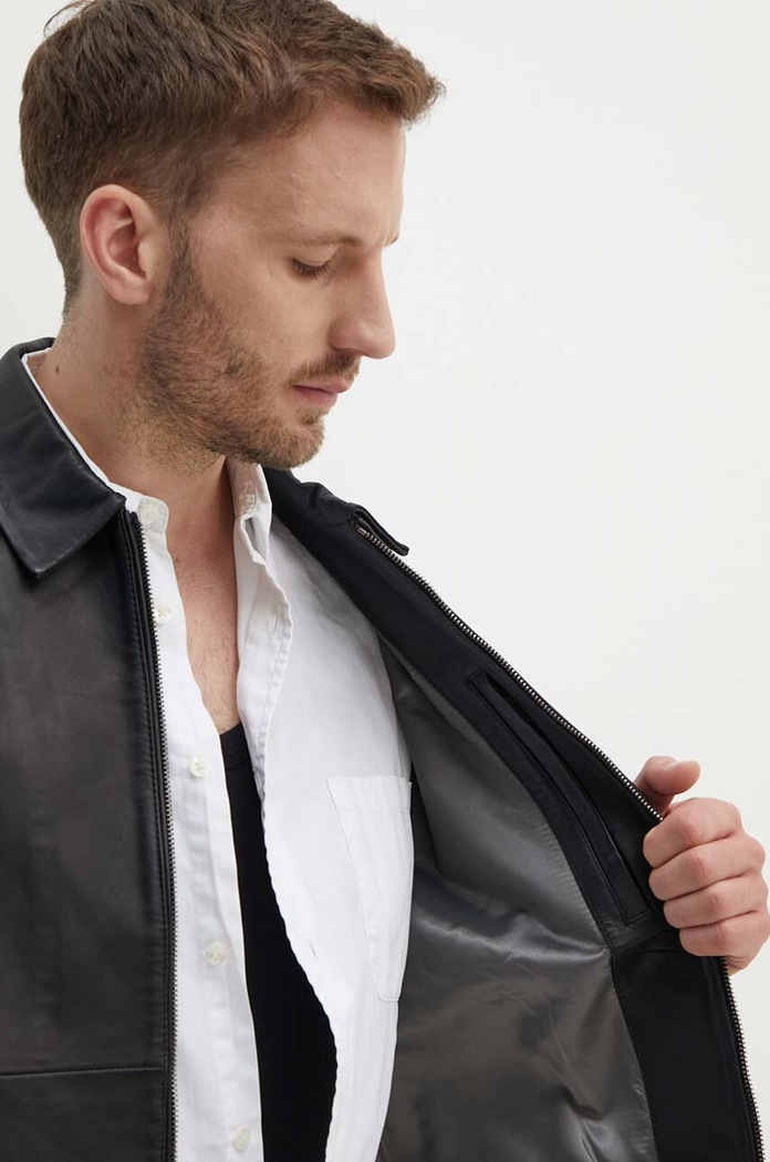 Kožená bunda Calvin Klein K10K113014